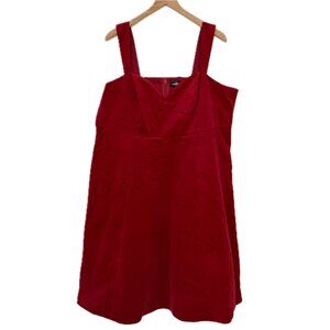 Retro Chic by Torrid Red Velvet A-Line Dress - See Measurements